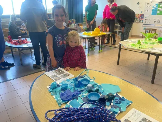 Photo de l'exposition bleu