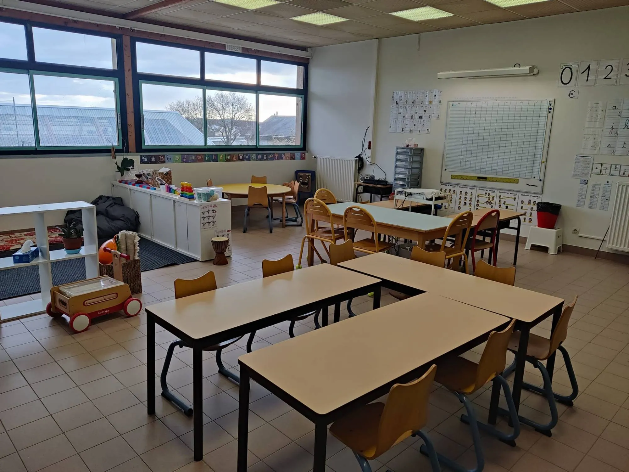 Salle de classe de moyenne section